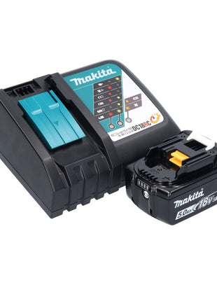 Tronçonneuse à batterie Makita DUC 150 RT01 18 V 15 cm sans balai + 1x batterie 5,0 Ah + chargeur