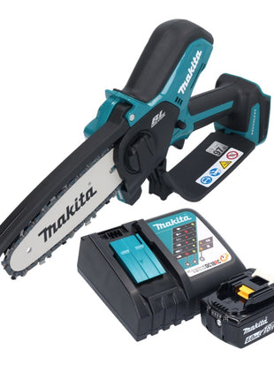 Tronçonneuse à batterie Makita DUC 150 RG01 18 V 15 cm sans balai + 1x batterie 6,0 Ah + chargeur