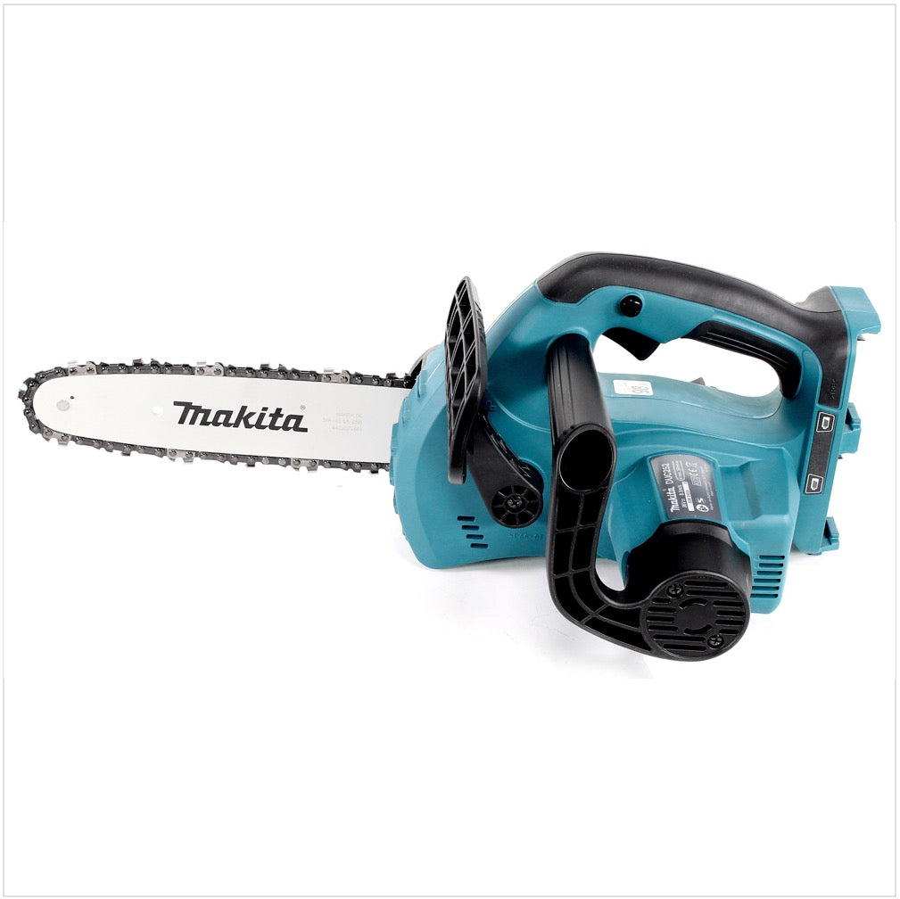 Makita DUC 252 PF2 Akku Kettensäge 36V ( 2x18V ) 25 cm + 2x 3,0 Ah Akku + Doppelladegerät - Toolbrothers