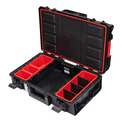 Qbrick System ONE chariot à outils 4 en 1 set 200 2.0 Profi + 350 2.0 Profi + 450 2.0 Profi valise à outils + plateforme de transport