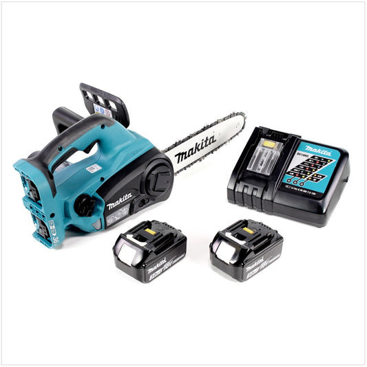 Makita DUC 252 RF Akku Kettensäge 36V ( 2x18V ) 25 cm + 2x 3,0 Ah Akku + Ladegerät - Toolbrothers