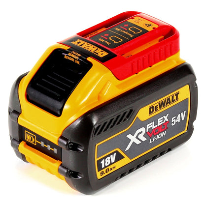 Batterie DeWalt DCB 547 FLEXVOLT 54 V / 18 V 9,0 Ah - 9000 mAh Li-Ion avec indicateur de niveau de charge