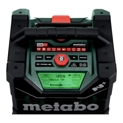 Metabo RC 12 18 32 W BT DAB+ radio de chantier sur batterie 12 - 18 V IP 54 (600779850) - sans batterie, sans chargeur