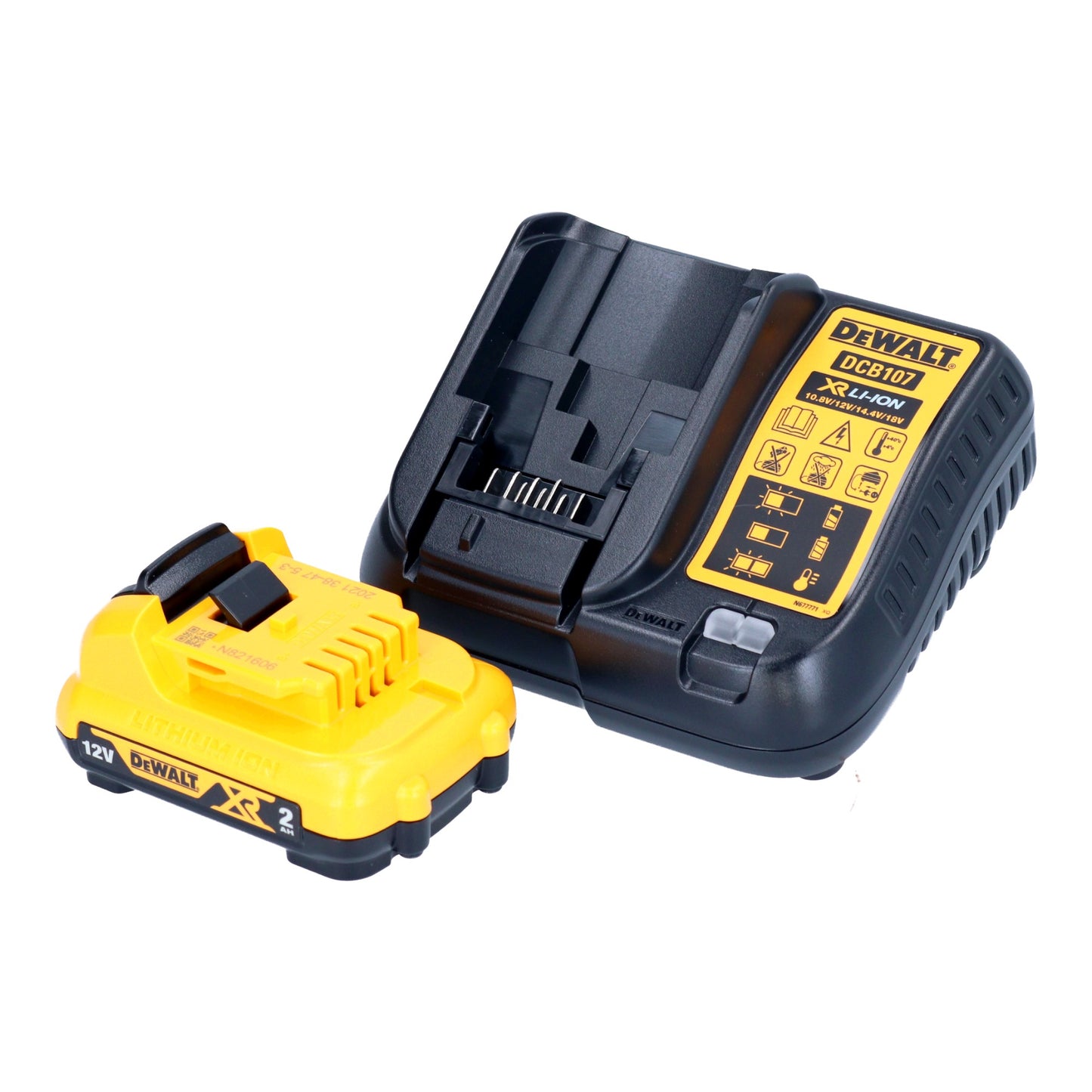 Laser de ligne à batterie DeWalt DCE 088 D1R 12 V rouge + 1x batterie 2,0 Ah + chargeur + TSTAK