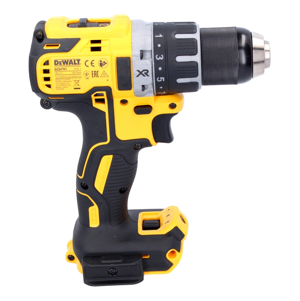 DeWalt DCD 791 NT Akku Bohrschrauber 18 V 70 Nm Brushless + TSTAK - ohne Akku, ohne Ladegerät - Toolbrothers