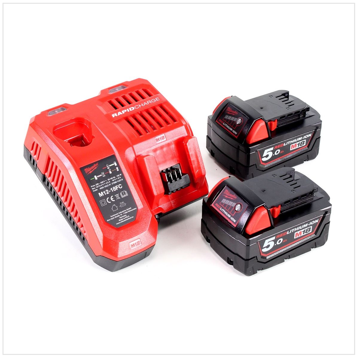 Milwaukee M18 CHIWF12 - 502X Brushless 18V 1/2" Akku Schlagschrauber mit 2x 5 Ah Akku, Ladegerät, Koffer - Toolbrothers