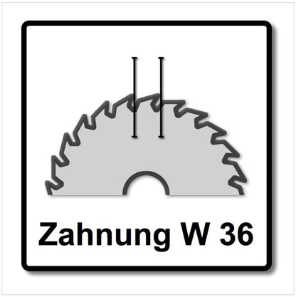 Festool Universal Kreissägeblatt HW 216 x 30 x 2,3 mm W36 216 mm 36 Zähne ( 500124 ) - Toolbrothers