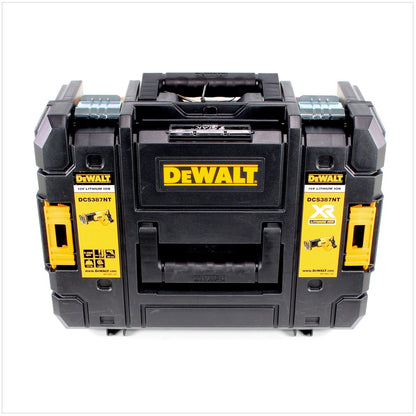 DeWalt DCS 387 18 V Akku Säbelsäge Reciprosäge in TSTAK Box mit 1 x DCB 184 5,0 Ah Akku - Toolbrothers