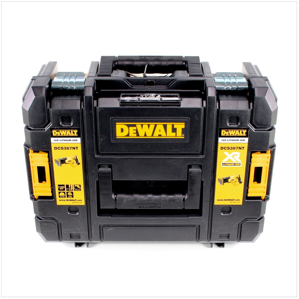 DeWalt DCS 387 D1 18 V Akku Säbelsäge Reciprosäge in TSTAK Box mit 1 x DCB 183 2,0 Ah Akku + DCB 113 Ladegerät - Toolbrothers