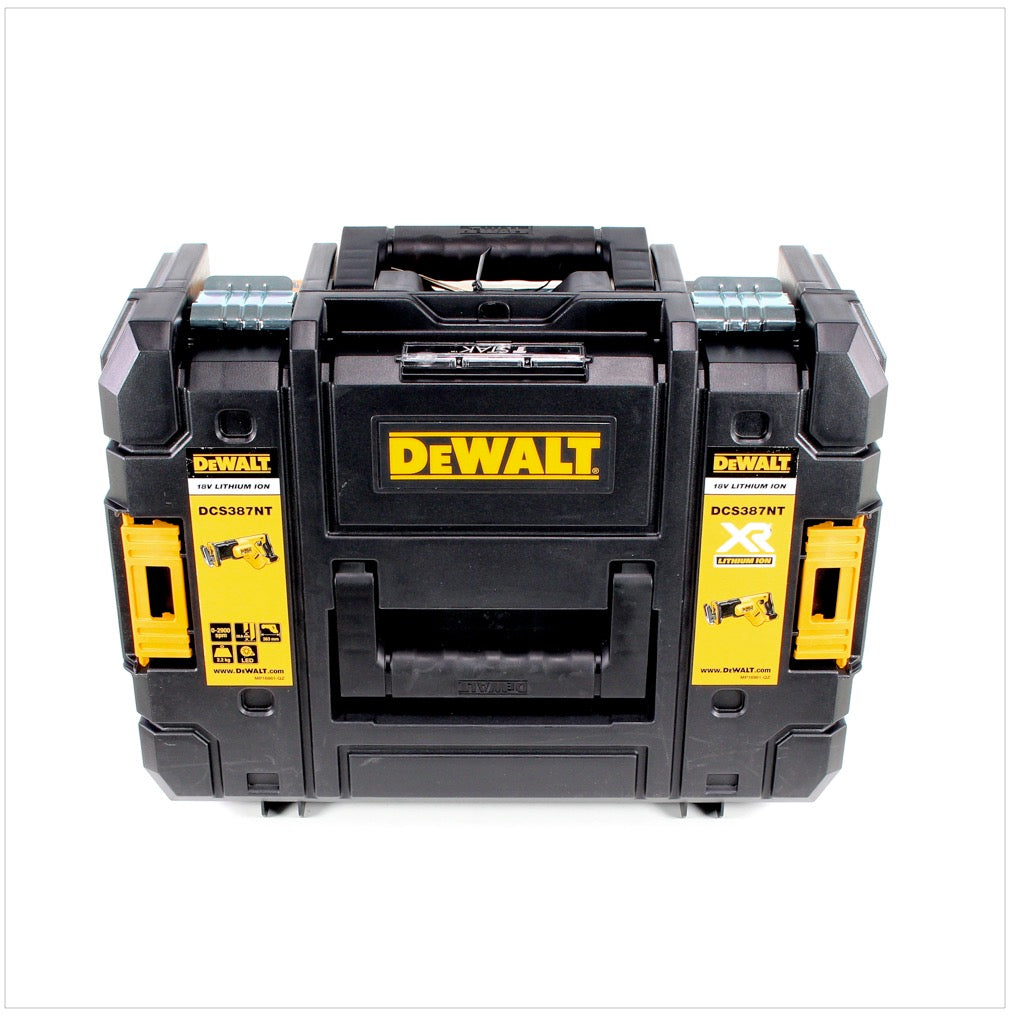 DeWalt DCS 387 D2 18 V Akku Säbelsäge Reciprosäge in TSTAK Box mit 2 x DCB 183 2,0 Ah Akku + DCB 113 Ladegerät - Toolbrothers