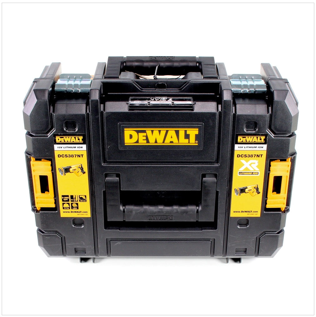 DeWalt DCS 387 P2 Akku Säbelsäge 18V + 2x Akku 5,0Ah + Ladegerät + TSTAK - Toolbrothers