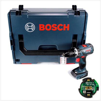 Bosch GSB 18 V-60 C Professional Li-Ion Brushless Akku Schlagbohrschrauber Solo in L-Boxx ( 06019G2103 ) + GCY 30-4 Professional Connectivity Modul - Toolbrothers