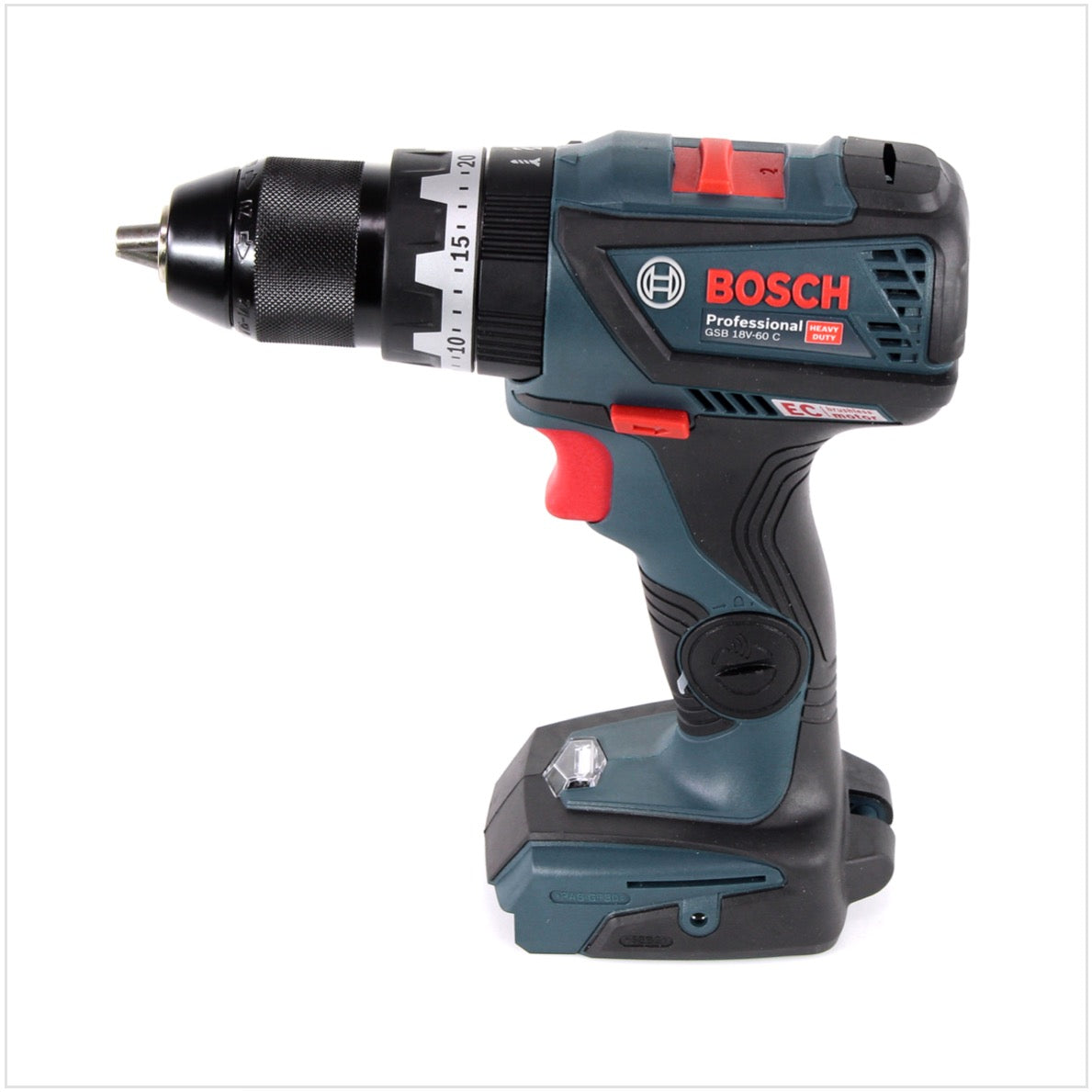 Bosch GSB 18 V-60 C Professional Li-Ion Brushless Akku Schlagbohrschrauber Solo in L-Boxx ( 06019G2103 ) + GCY 30-4 Professional Connectivity Modul - Toolbrothers