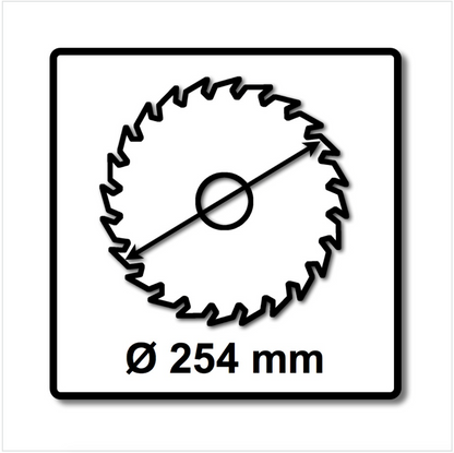 Bosch Kreissägeblatt Optiline Wood OP WO B 254 x 30 x 2,8 mm 254 mm 60 Wechselzähne ( 2608640444 ) - Toolbrothers