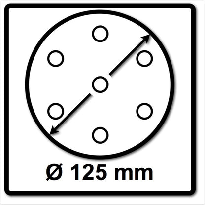 Bosch SIA Scheibe Keramik Schleifnetz 7500 125 mm Körnung P80 50 Stück ( F03E006897 ) - Toolbrothers