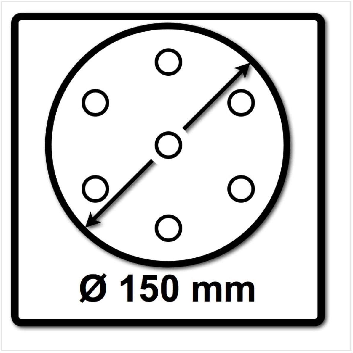 Bosch SIA Scheibe Keramik Schleifnetz 7500 150 mm Körnung P80 50 Stück ( F03E00688Y ) - Toolbrothers