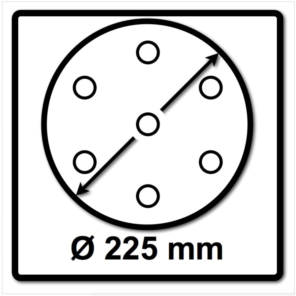 Bosch SIA Scheibe Keramik Schleifnetz sianet 7500 225 mm Körnung P100 25 Stück ( F03E0068EJ ) - Toolbrothers