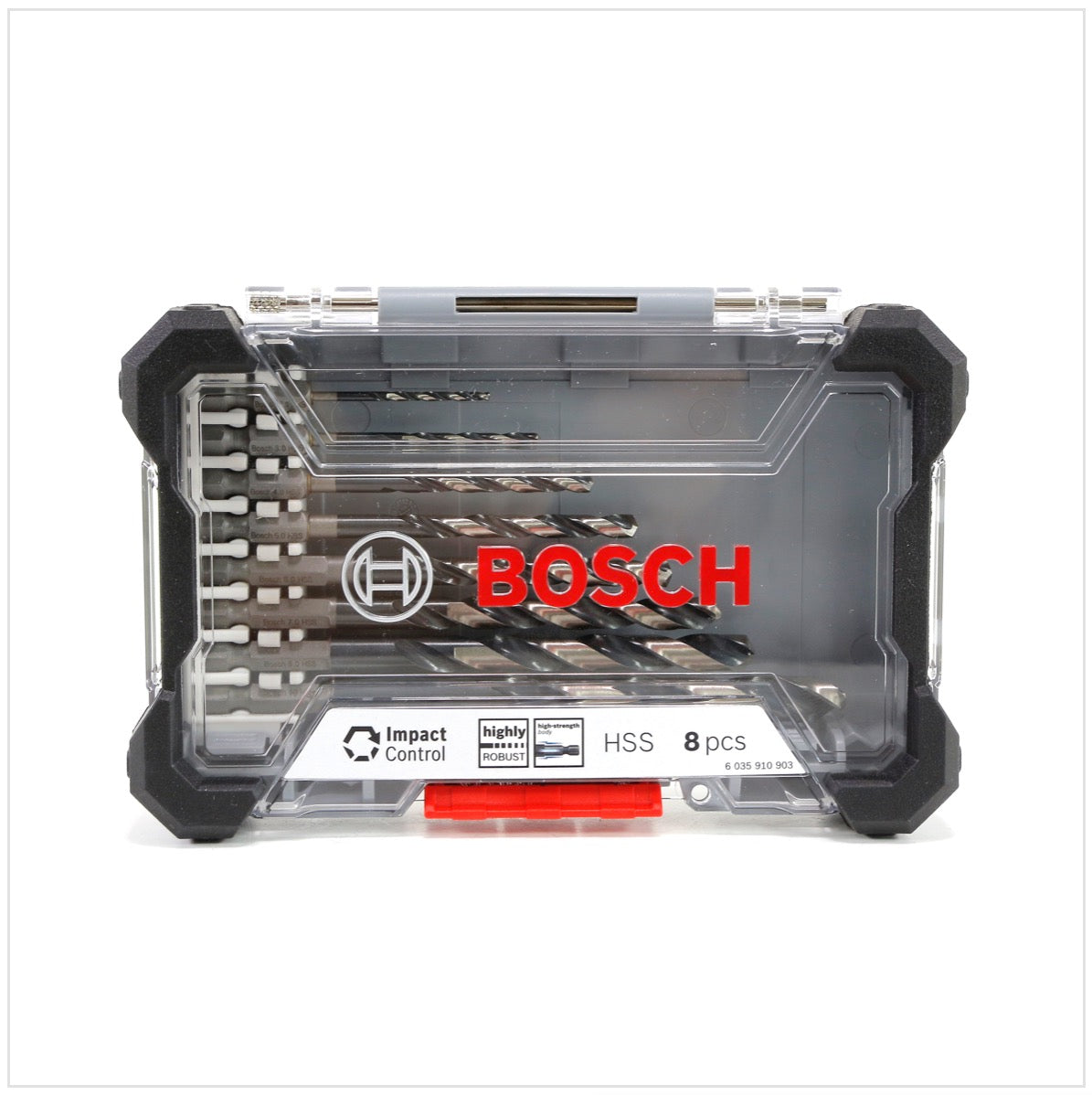 Bosch Impact Controll HSS Spiral Bohrer Set 8 Teilig 2 - 10 mm Metallbohrer ( 2608577146 ) - Toolbrothers