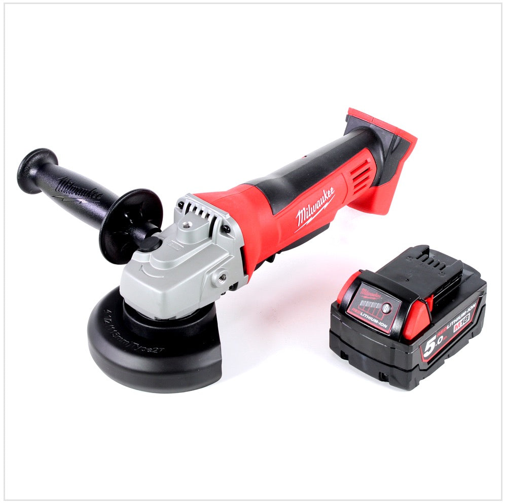 Milwaukee HD18 AG115-501 Akku Winkelschleifer 18V 115mm + 1x Akku 5,0Ah - ohne Ladegerät - Toolbrothers