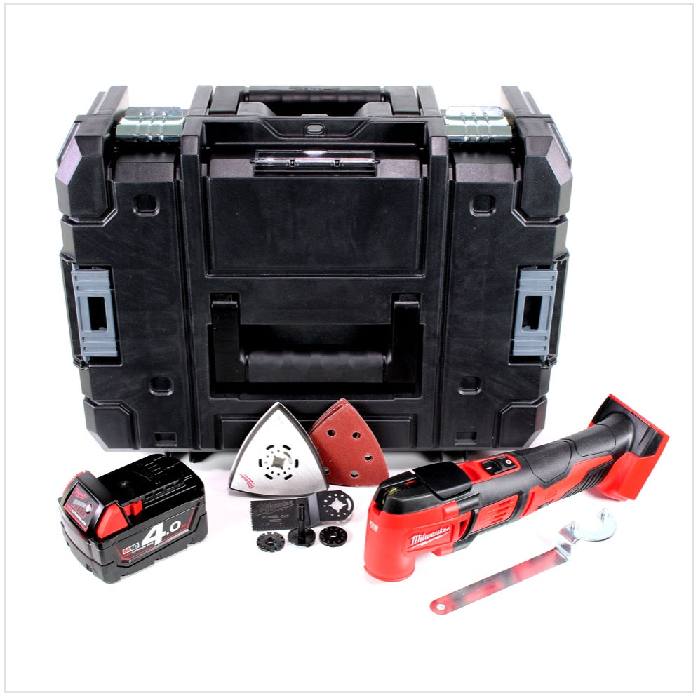 Milwaukee M18 BMT-401 Akku Multifunktionswerkzeug + 1x Akku 4,0Ah + TSTAK - ohne Ladegerät - Toolbrothers