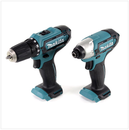 Makita CLX 201 X DF331D Akku Bohrschrauber + TD110D Akku Schlagschrauber + 2 x BL 1015 - 1,5 Ah Akkus + DC10WC Ladegerät im Alukoffer - Toolbrothers