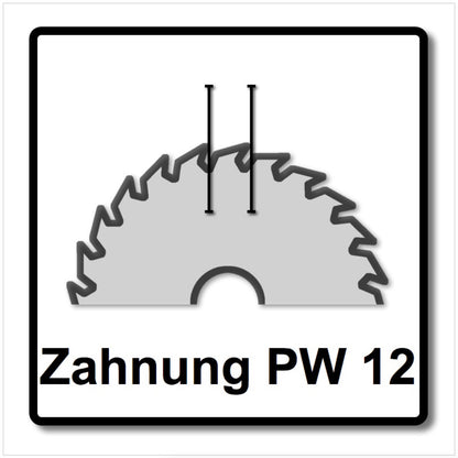 Festool 2x Panther Kreissägeblatt HW 160 x 2,2 x 20 mm PW12 160 mm 12 Zähne ( 2x 496301 ) - Toolbrothers