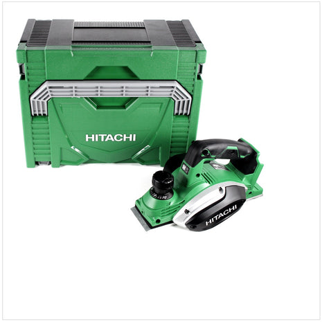 Hitachi P 18 DSL Li-Ion 18 V Akku Hobel 82 mm Solo + Hitachi Sytem Case HSC Typ 3 - Toolbrothers