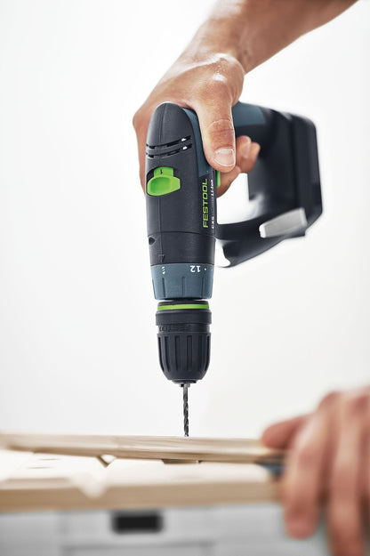 Foret hélicoïdal à bois Festool D 3 CE/W (492512) pour perceuse-visseuse sans fil et perceuse-visseuse à percussion sans fil Festool avec support FastFix et mandrin WH-CE CENTROTEC