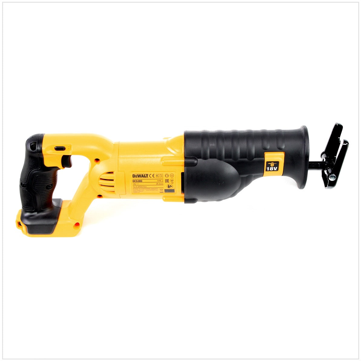 Dewalt DCS 380 18 V Akku Säbelsäge + 1x Akku 5,0Ah + Ladegerät - Toolbrothers