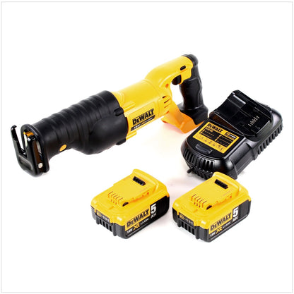 Dewalt DCS 380 Akku Säbelsäge 18V + 2x Akku 5,0Ah + Ladegerät - Toolbrothers