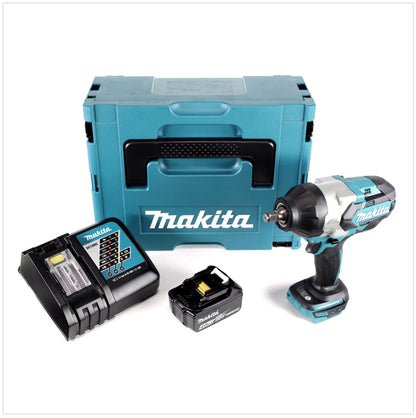 Makita DTW 1002 RM1J Akku Schlagschrauber 1/2“ 18V 1000Nm Brushless + 1x Akku 4,0Ah + Ladegerät + Makpac - Toolbrothers