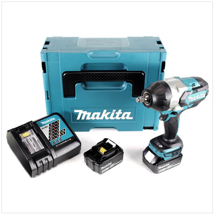 Makita DTW 1002 RMJ Akku Schlagschrauber 1/2“ 18V 1000Nm Brushless + 2x Akku 4,0Ah + Ladegerät + Makpac - Toolbrothers