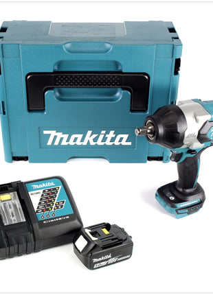 Makita DTW 1002 RT1J Akku Schlagschrauber 1/2“ 18V 1000Nm Brushless + 1x Akku 5,0Ah + Ladegerät + Makpac - Toolbrothers