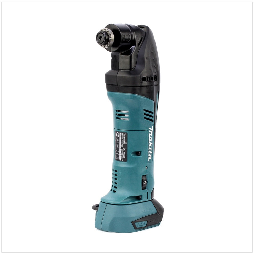 Makita DTM 50 RAJ Akku Multitool Oszillierer 18 V + 2x Akku 2,0 Ah + Ladegerät + Makpac - Toolbrothers