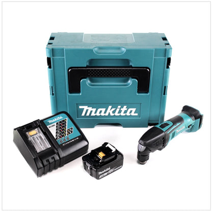 Makita DTM 50 RF1J 18V Li-Ion Akku Multifunktionswerkzeug im Makpac + 1x 3,0 Ah Akku + 1x Ladegerät - Toolbrothers