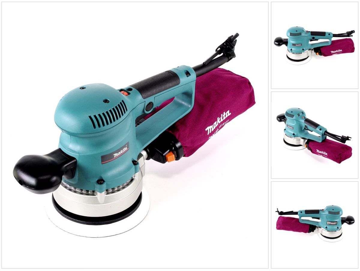 Makita BO 6030 Exzenterschleifer 150 mm mit 310 Watt Solo, ohne Zubehör - Toolbrothers