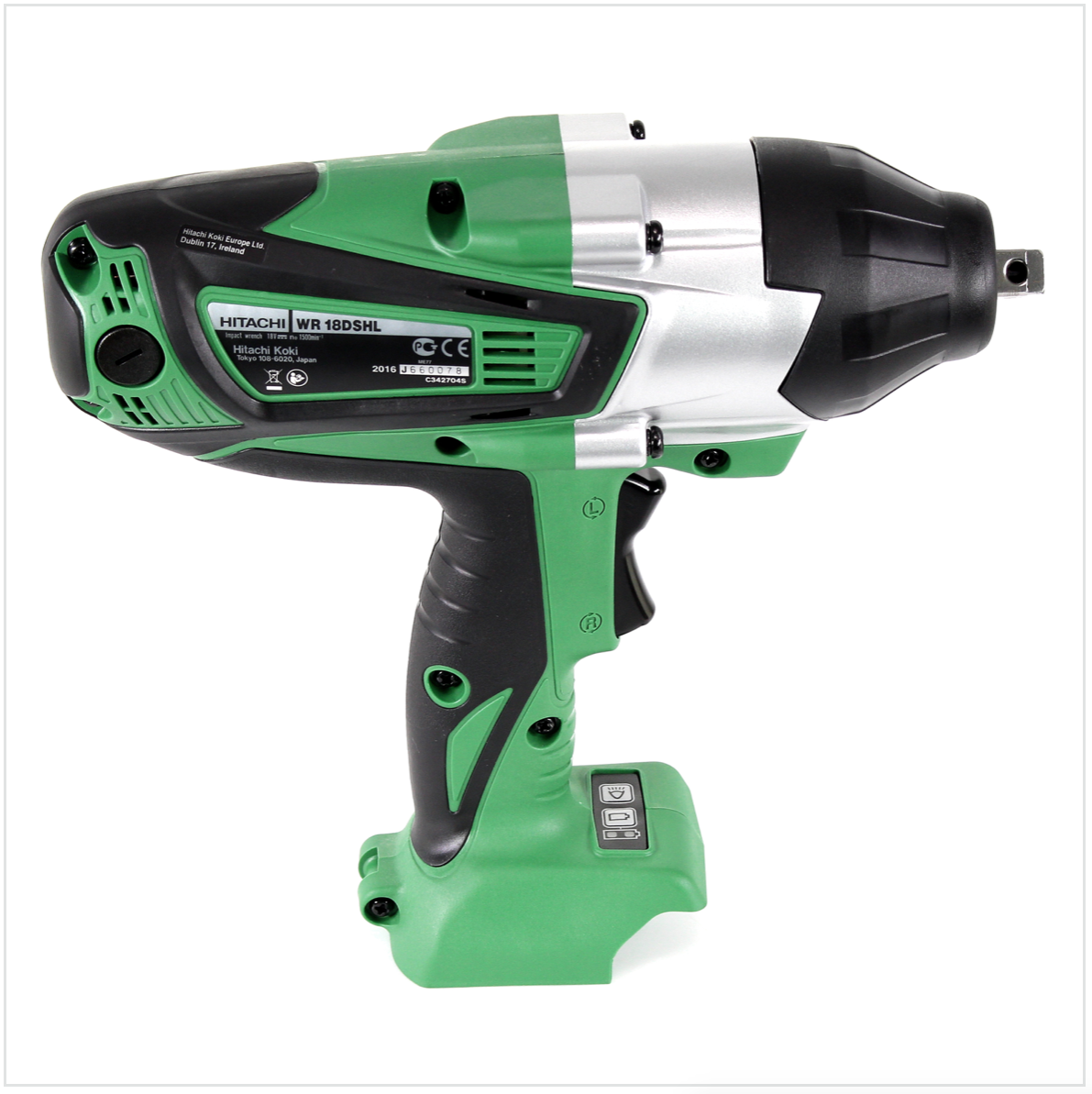 Hitachi WR 18 DSHL 18 Volt Li-Ion Akku Schlagschrauber 1/2" Solo - nur das Gerät, ohne Akku, ohne Ladegerät, ohne Koffer - Toolbrothers