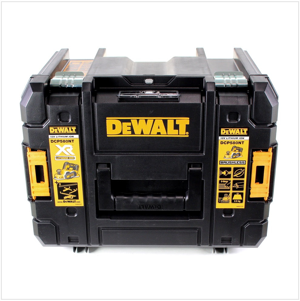 DeWalt DCP 580 NT Akku Hobel 18V 82mm Solo + TSTAK - ohne Akku, ohne Ladegerät - Toolbrothers