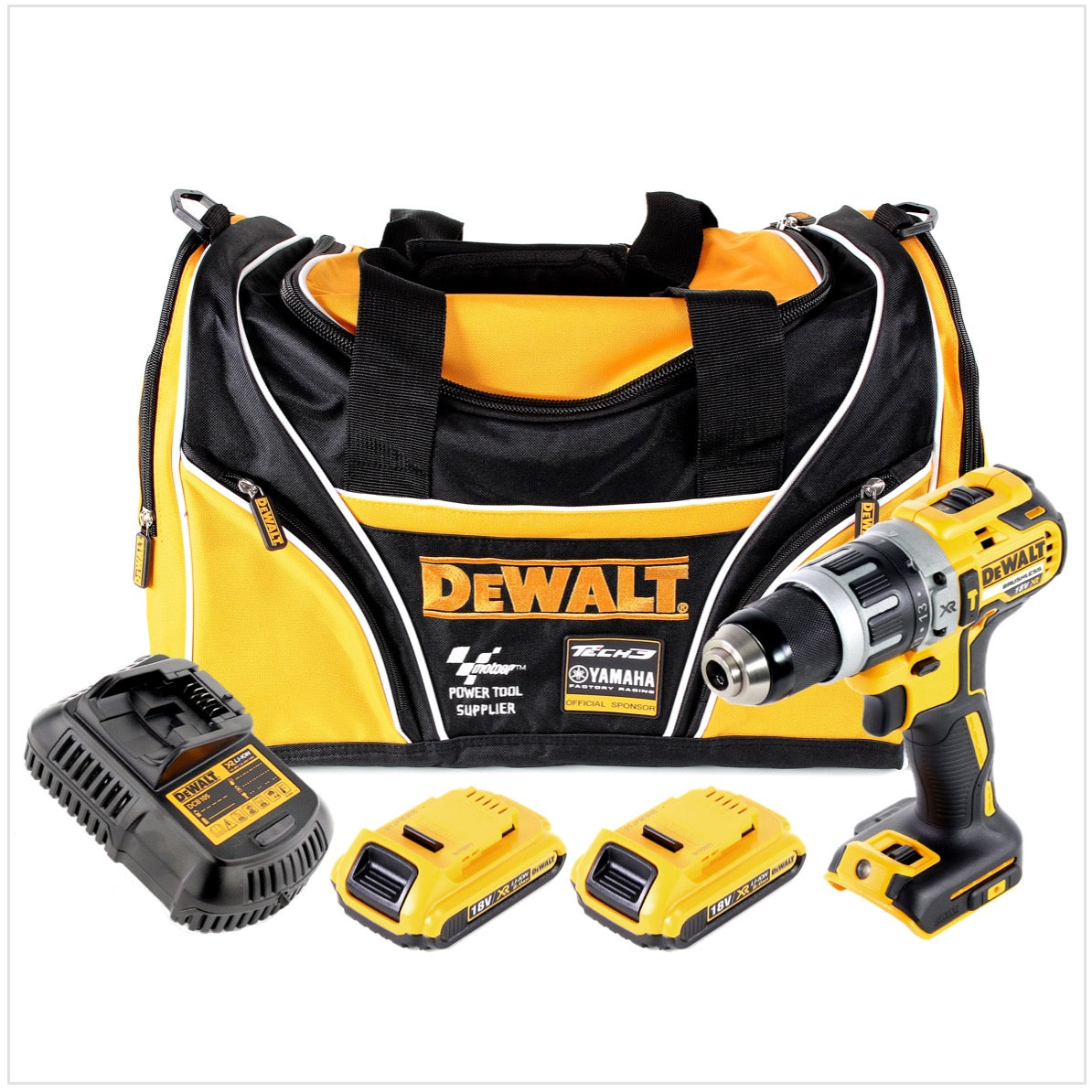 DeWalt DCD 796 D2 Akku Schlagbohrschrauber 18V 70Nm + 2x Akkus 2,0Ah + Ladegerät in Sporttasche - Toolbrothers