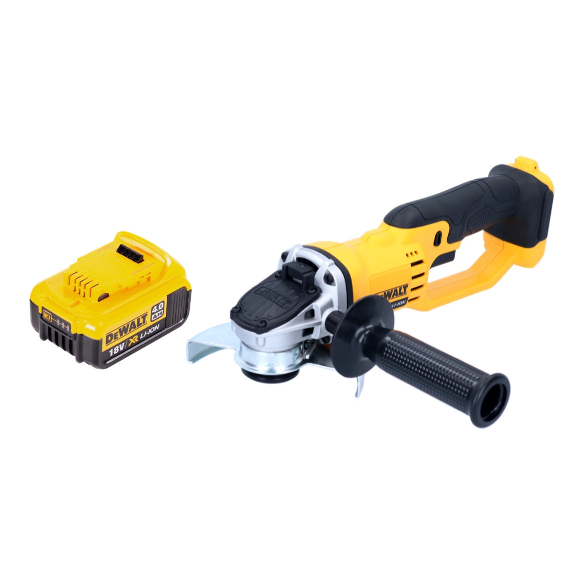 DeWalt DCG 412 Akku Winkelschleifer 18V 125mm + 1x Akku 4,0Ah - ohne Ladegerät - Toolbrothers