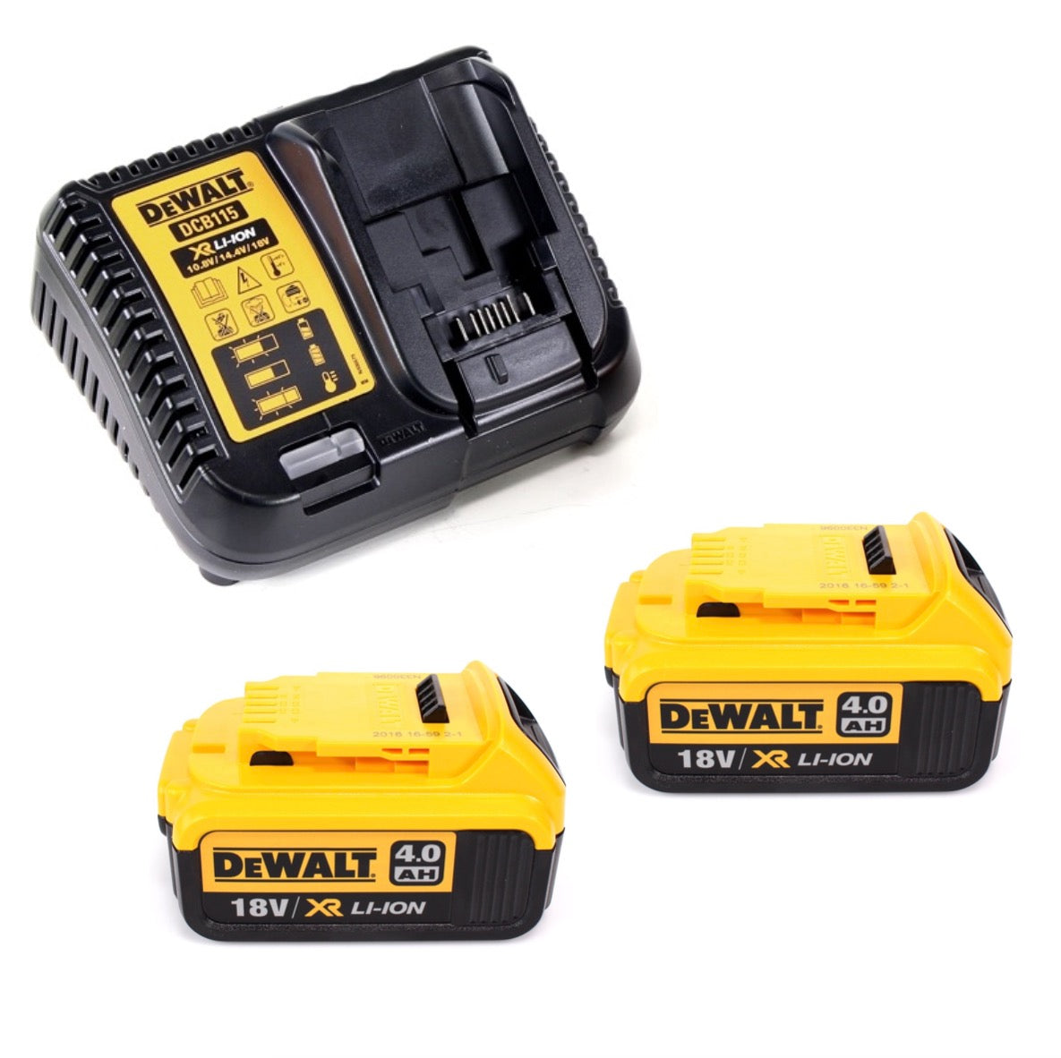 DeWalt DCG 412 Akku Winkelschleifer 18V 125mm + 2x Akku 4,0Ah + Ladegerät + Sporttasche - Toolbrothers