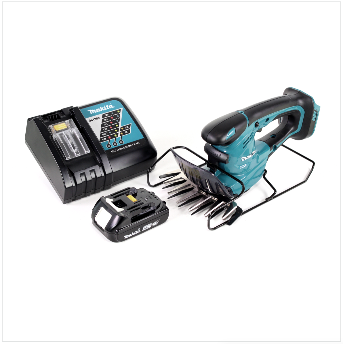 Makita DUM 168 RA1 Akku Grasschere 18 V + 1x Akku 2,0 Ah + Ladegerät - Toolbrothers