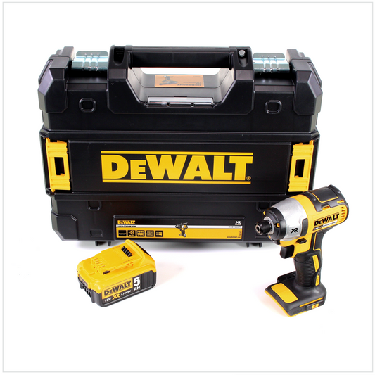 Dewalt DCF 886 Akku Schlagschrauber 18V 1/4" Brushless + 1x Akku 5,0Ah + TSTAK - ohne Ladegerät - Toolbrothers