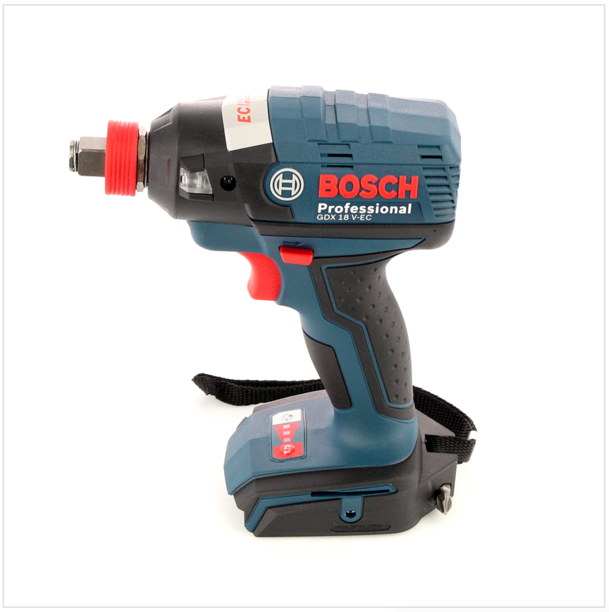 Bosch GDX 18 V-EC Professional 18 V Akku Drehschlagschrauber in L-Boxx + Schnellladegerät + 2x GBA 6 Ah Akku + 1/2" Steckschlüssel Einsatz 9-tlg. - Toolbrothers