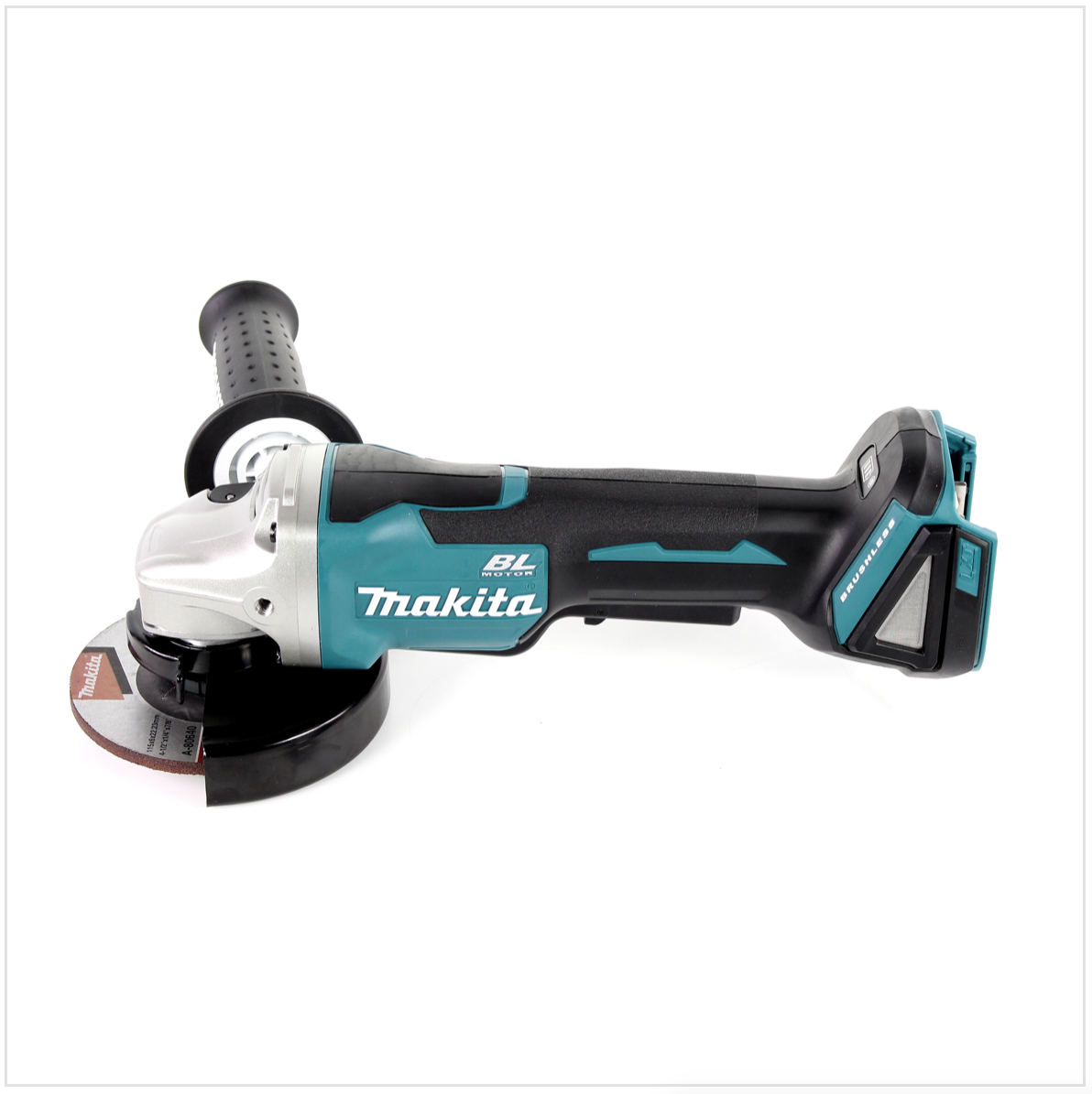 Makita DGA 455 RA1J Akku Winkelschleifer 18 V 115 mm Brushless + 1x Akku 2,0 Ah + Ladegerät + Makpac - Toolbrothers