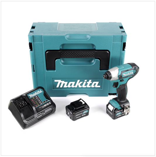 Makita TD 110 DSMJ Akku Schlagschrauber 10,8V 110Nm 1/4" im Makpac + 2x 4,0 Ah Akku + Ladegerät - Toolbrothers