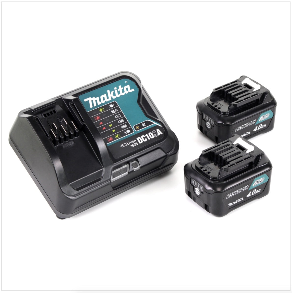 Makita DF 331 DSMJ Akku Bohrschrauber 10,8V 30Nm im Makpac + 2x 4,0 Ah Akku + Ladegerät - Toolbrothers