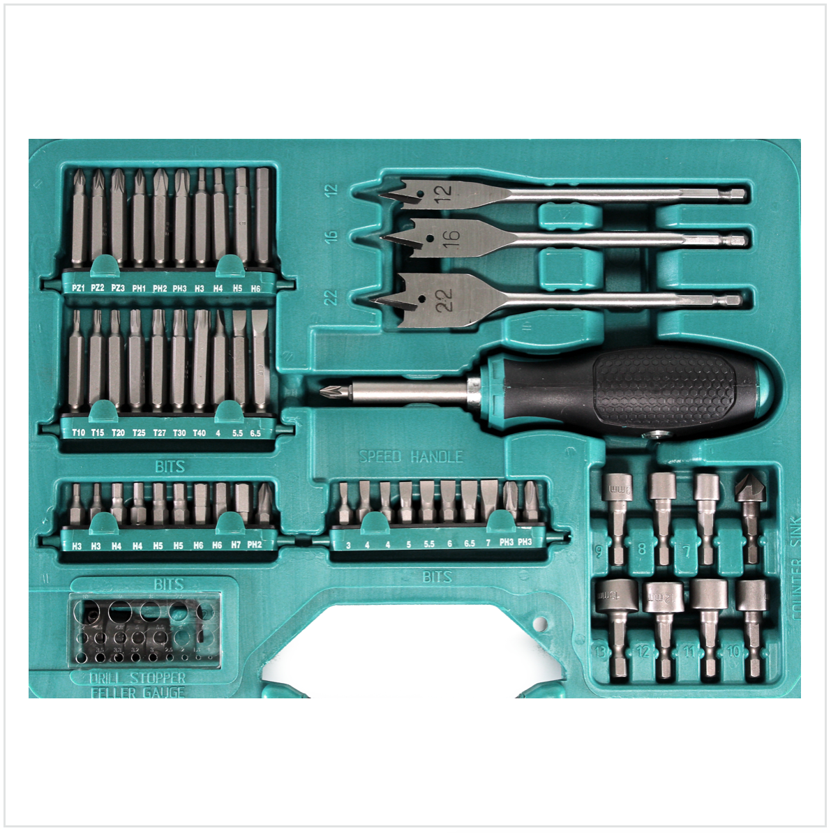 Makita P-90364 Pro Kit -105 tlg Bit,- Bohrer- und Zubehör Set - Toolbrothers