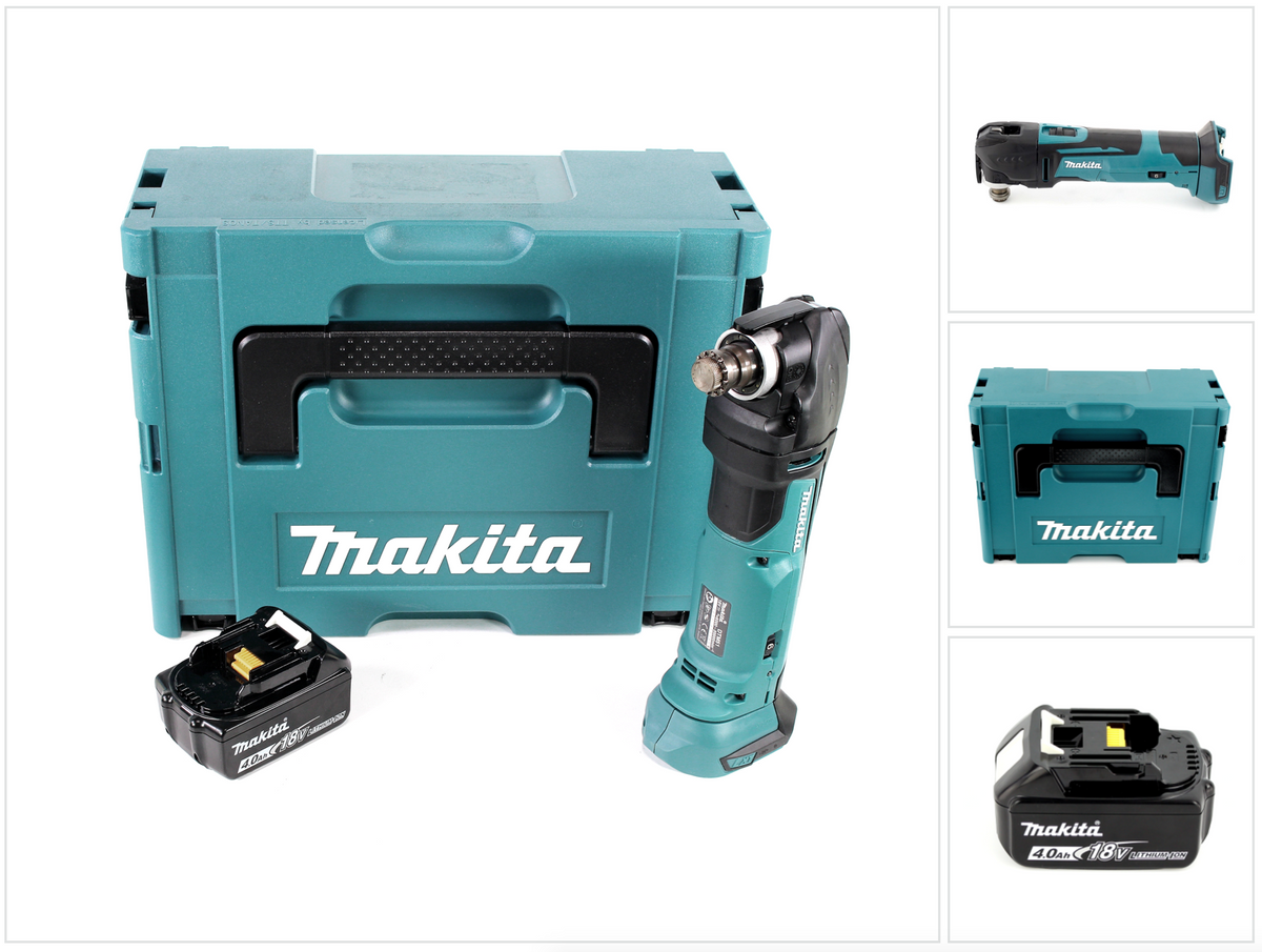 Makita DTM 51 M1J 18 V Li-Ion Akku Multifunktionswerkzeug im Makpac + 1x BL 1840 18V - 4,0 Ah Li-Ion Akku - ohne Ladegerät - Toolbrothers