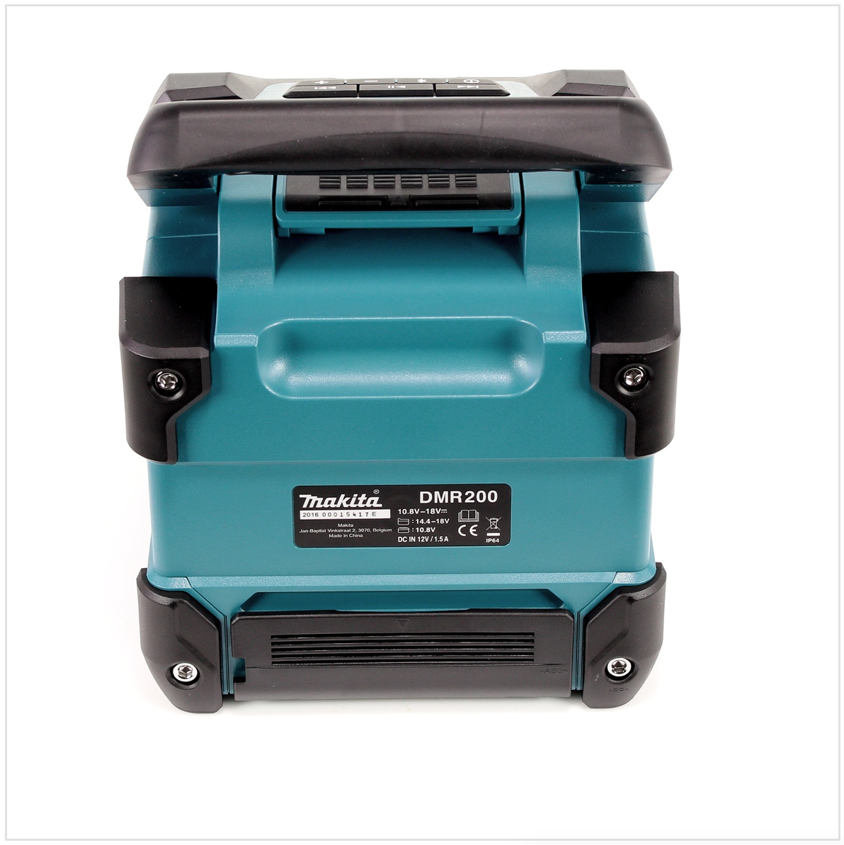 Makita DMR 200 RA1 Baustellen Lautsprecher 10,8 - 18 V Bluetooth Grün + 1x Akku 2,0 Ah + Ladegerät - Toolbrothers